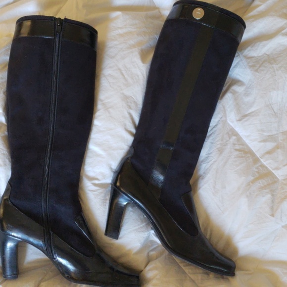 etienne aigner black boots